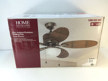 Load image into Gallery viewer, Home Decorators Tahiti Breeze 52&quot; Natural Iron Ceiling Fan 1000035582
