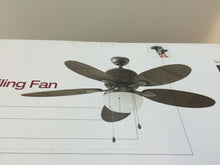 Load image into Gallery viewer, Home Decorators Tahiti Breeze 52&quot; Natural Iron Ceiling Fan 1000035582
