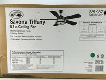 Load image into Gallery viewer, Hampton Bay AC386-WB Savona 52&quot; Weathered Bronze Ceiling Fan
