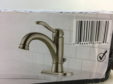 Load image into Gallery viewer, Delta 15984LF-BN-ECO Porter 4&quot; Centerset 1-Handle Bath Faucet Brushed Nickel
