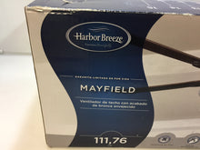 Load image into Gallery viewer, Harbor Breeze BTH44OSB5L Mayfield 44&quot; Bronze Flush Mount Ceiling Fan 807424
