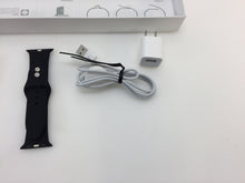 Load image into Gallery viewer, Apple Watch Series 3 38mm Space Gray Aluminium Case Black Sport Band MTF02LL/A
