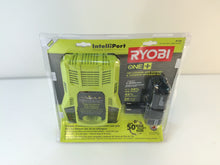 Load image into Gallery viewer, Ryobi P128 ONE+ 18V Li-Ion Battery and IntelliPort Charger Upgrade Kit
