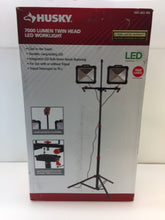 Load image into Gallery viewer, Husky K40071 7000-Lumen Twin-Head LED Work Light 1001863390
