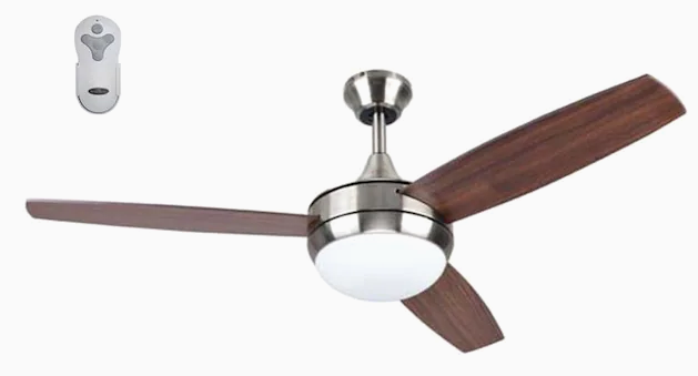 Harbor Breeze Beach Creek 52-in Brushed Nickel LED Indoor Ceiling Fan 0883810