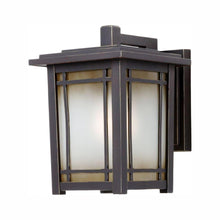 Load image into Gallery viewer, Home Decorators Port Oxford 1-Light Oil Rubbed Chestnut Wall Lantern Sconce

