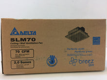 Load image into Gallery viewer, Delta SLM70 Slim Series 70 CFM Wall or Ceiling Bathroom Exhaust Fan
