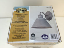 Load image into Gallery viewer, Hampton Bay HSP1691A 1-Light Zinc Outdoor Wall Lantern 305728
