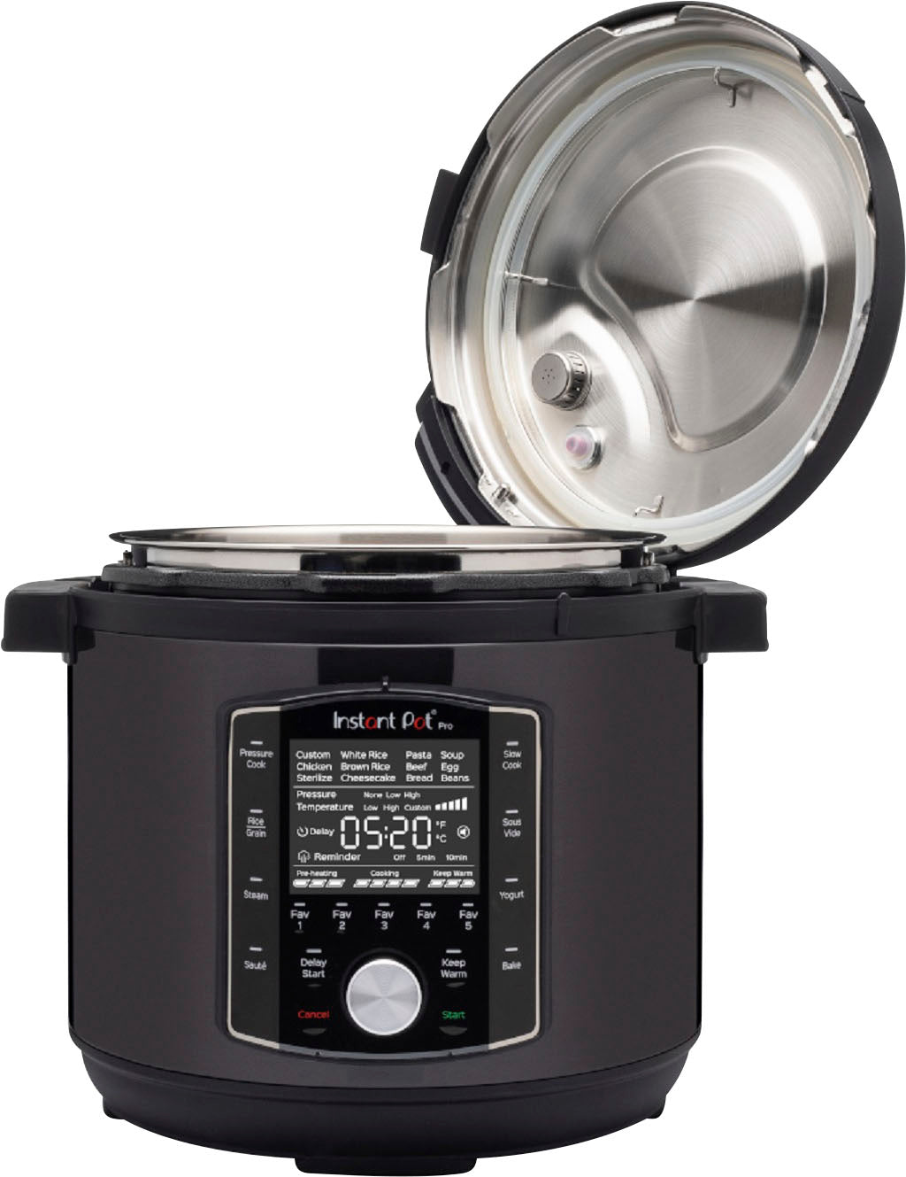 Instant Pot - 8Qt Pro Electric Pressure Cooker - Black (113-0044-01)