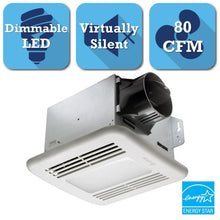 Load image into Gallery viewer, Delta Breez GBR80LED GreenBuilder Series 80 CFM Ceiling Exhaust Bath Fan
