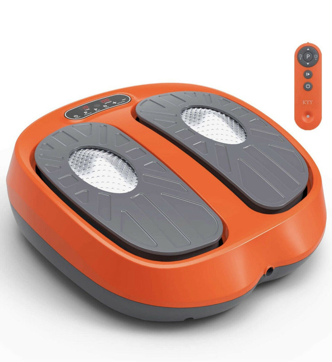 Power legs vibration plate foot massager platform with rotating acupressure head 2025