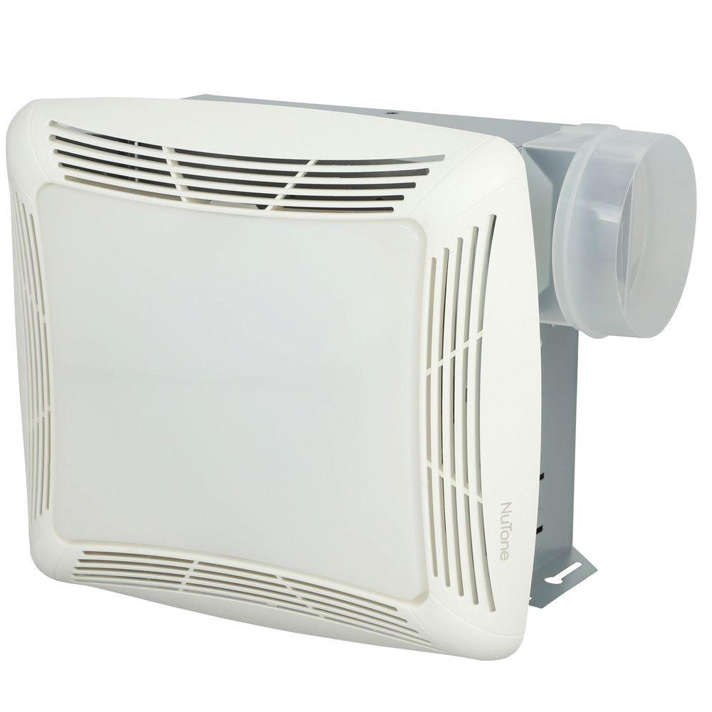 NuTone 769RFT 70 CFM Ceiling Exhaust Fan with Light and White Grille