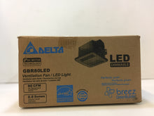 Load image into Gallery viewer, Delta Breez GBR80LED GreenBuilder Series 80 CFM Ceiling Exhaust Bath Fan
