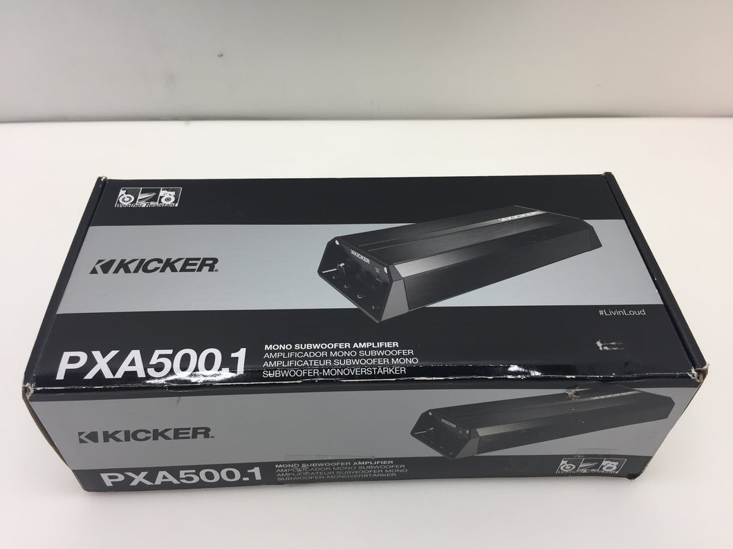 KICKER PXA-Series 500W Class D Mono Amplifier 42PXA500.1, NOB
