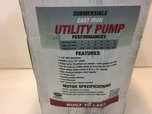 Load image into Gallery viewer, Superior Pump 1/2 HP Submersible Cast Iron Utility Pump 91501
