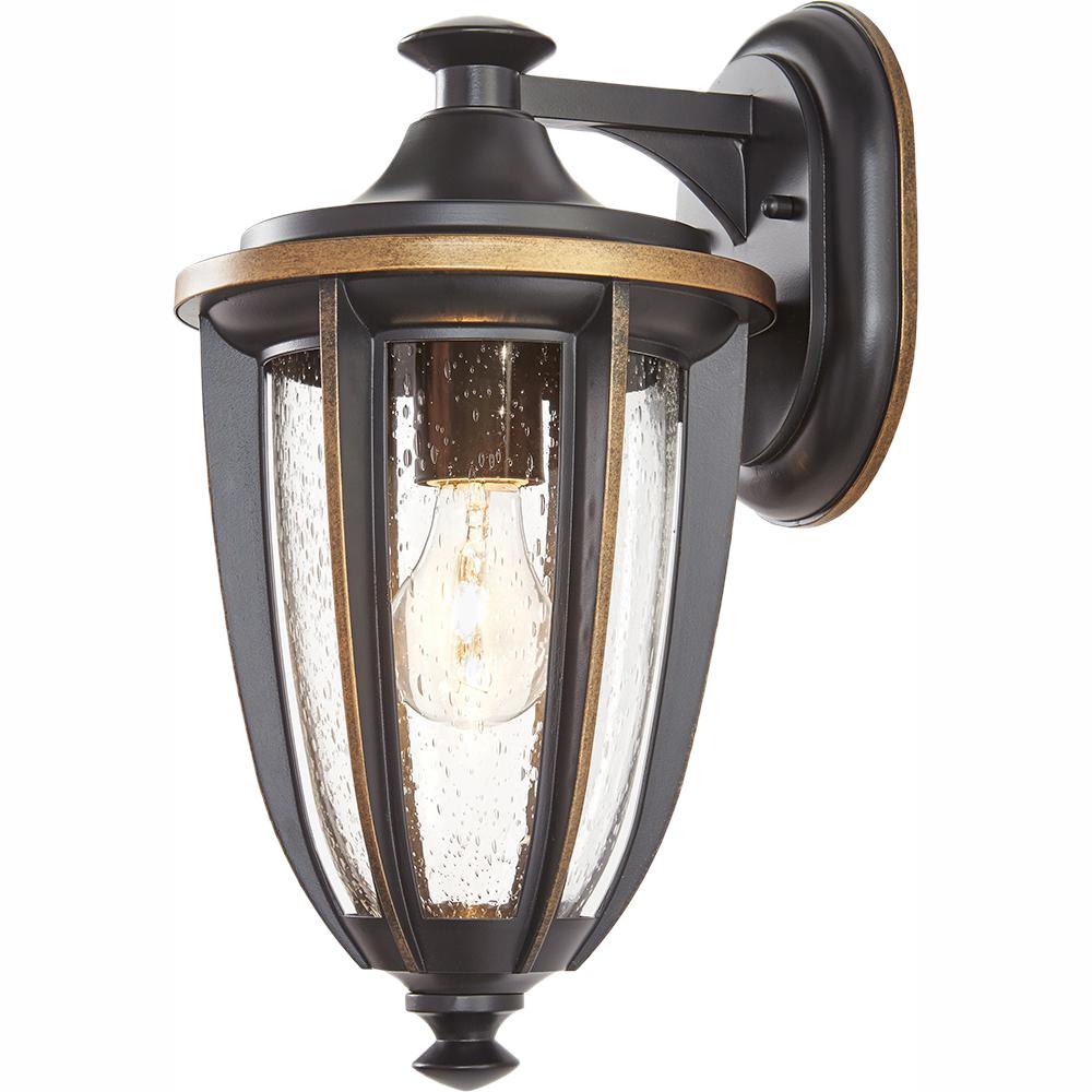Home Decorators 23492 Bourn 1-Light Outdoor 8 in. Wall Lantern Sconce 1002587103