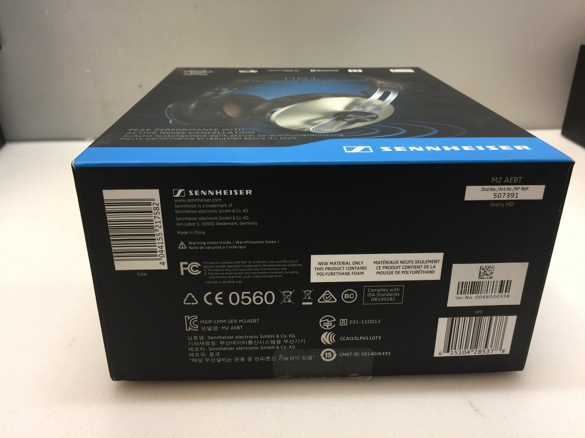 Sennheiser HD1 M2 AEBT Wireless Over Ear Headphones with Momentum