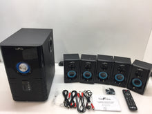 Load image into Gallery viewer, beFree Sound BFS-500 5.1 CH Surround Sound Bluetooth Speaker System Blue NOB
