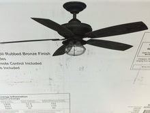 Load image into Gallery viewer, Hampton Bay AG908OD-ORB Sailwind II 52&quot; Oil-Rubbed Bronze Ceiling Fan 319337
