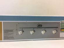 Load image into Gallery viewer, Hampton Bay DC7606PR 4-Light Pewter Integrated LED Track Lighting Fixture
