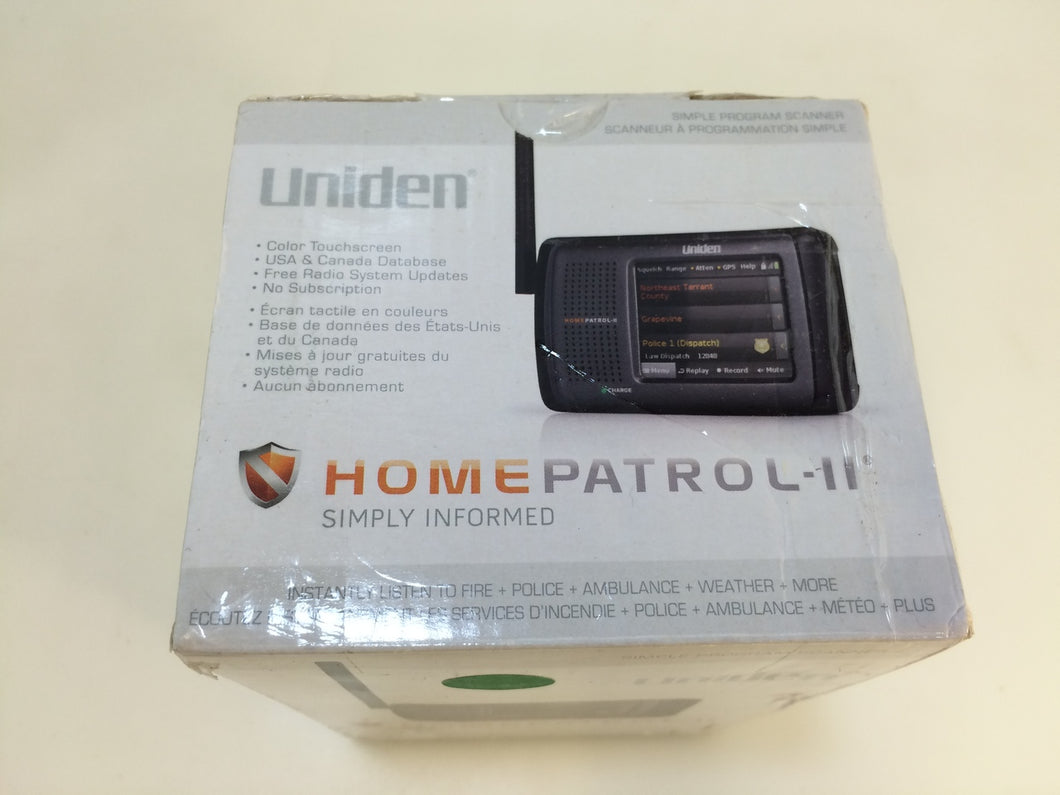 Uniden HomePatrol-II Phase-2 Digital Scanner with Pre-Programmed Database