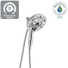 Load image into Gallery viewer, Delta 75591 In2ition Two-In-One 5-Spray Hand Shower Showerhead Combo Kit Chome
