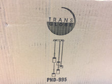 Load image into Gallery viewer, Transglobe PND-995 5-Light Polished Chrome LED Pendant with Clear Glass
