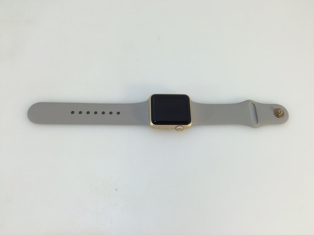 Apple Watch Series 1 MNNJ2LL/A 38mm Gold Aluminum Case Concrete Sport Band