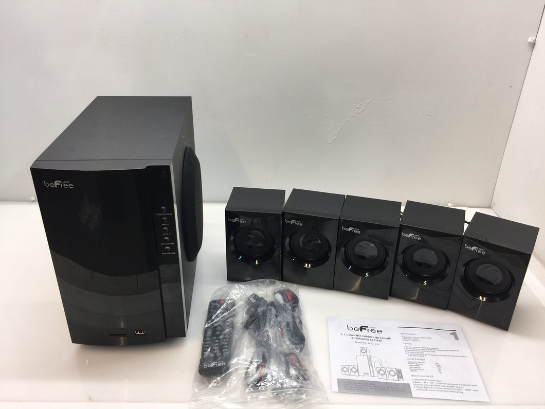 Befree Sound BFS-430 5.1 Channel Surround Bluetooth Speaker System NOB