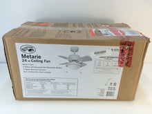 Load image into Gallery viewer, Hampton Bay AL508-WH Metarie 24&quot; White Ceiling Fan 795970
