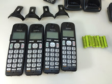 Load image into Gallery viewer, Panasonic KX-TG3634B Cordless Phone System with Answering Machine, Black
