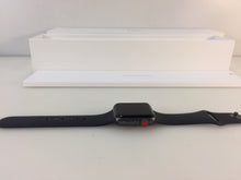 Load image into Gallery viewer, Apple Watch Series 3 MQJP2LL/A 38mm Space Gray Aluminium Case Black Sport Band
