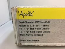 Load image into Gallery viewer, Apollo 6907936CP 36-Port PEX Manifold with 1/2 in. Brass Ball Valves
