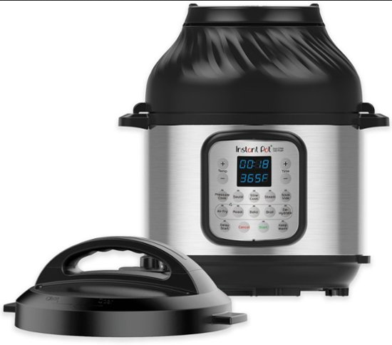 Instant Pot 6Qt Crisp Pressure Cooker Air Fryer - Silver (112-0120-01)