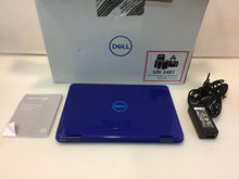 Load image into Gallery viewer, Dell Inspiron 11 3168 11.6&quot; 2in1 Touch Pentium N3710 4GB 500GB i3168-3271 BLUE
