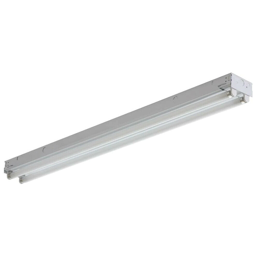 Lithonia Lighting 4 ft. 32-Watt Equivalent Fluorescent White Strip Light Fixture