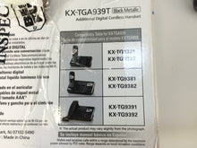 Load image into Gallery viewer, Panasonic KX-TGA939T 1.9GHz DECT 6.0 Additional Digital Cordless Handset
