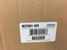 Load image into Gallery viewer, Delta HEXTN01-VBR 5-Bar Wall-Mounted Towel Rack in SpotShield Venetian Bronze
