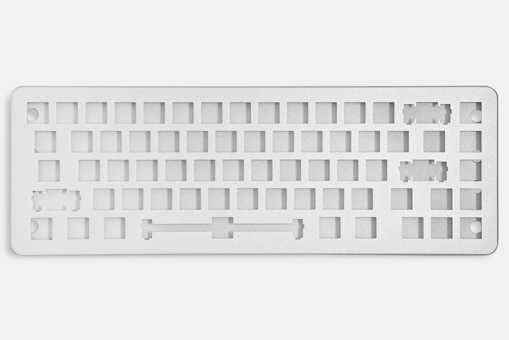 Drop ALT Enclosure Keyboard Aluminum Case MDX-34726-10, Silvery