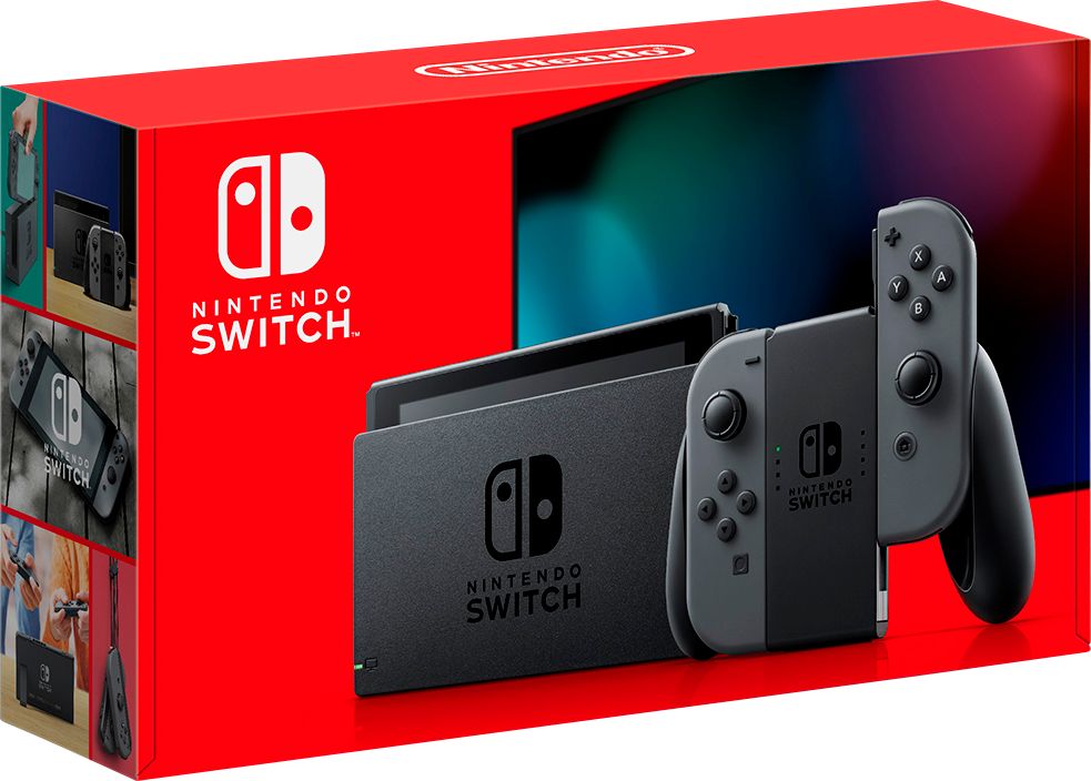 Nintendo Switch 32GB Game Console with Gray Joy-Con
