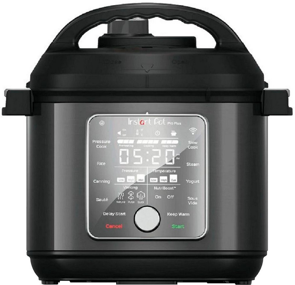 Instant Pot Pro Plus 6 Quart Wifi 120V Pressure Cooker - Black (112-0124-01)