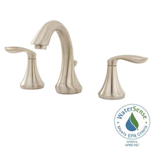 Load image into Gallery viewer, MOEN T6420BN Eva 8&quot; Widespread 2Handle High-Arc Bath Faucet Trim Brushed Nickel

