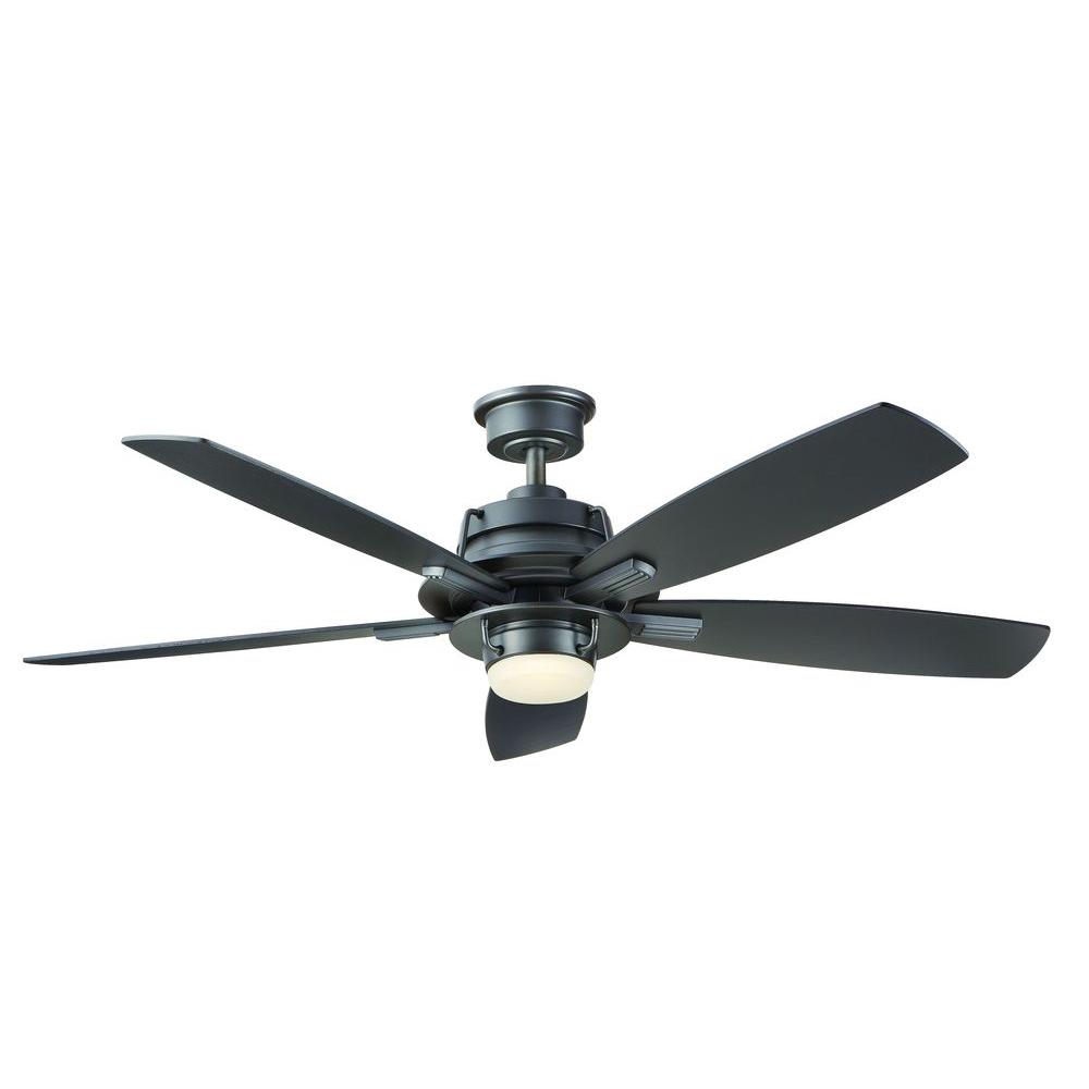 HDC AM472-NI Montpelier 56 in. LED Indoor Natural Iron Ceiling Fan 734723