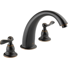 Load image into Gallery viewer, Delta BT2796-OB Windemere 2-Handle Deck-Mount Roman Tub Faucet Trim Kit ORB
