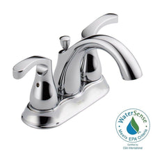 Load image into Gallery viewer, Delta 25702LF-ECO Denim 4 in. Centerset 2-Handle Bathroom Faucet in Chrome

