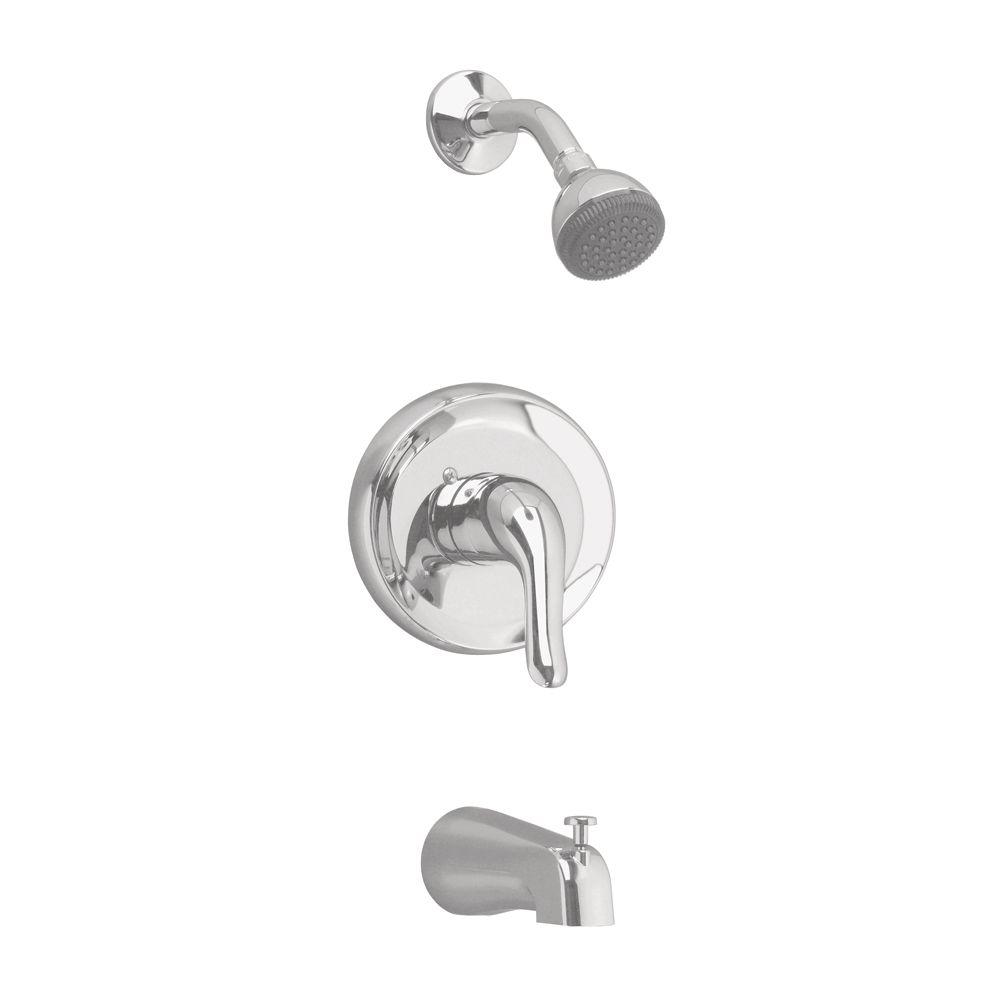 American Standard Colony Soft 1-Handle Tub Shower Faucet Nickel T675502.295