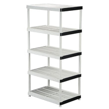 Load image into Gallery viewer, HDX 72 in. H x 36 in. W x 24 in. D 5 Shelf Plastic Ventilated Storage Shelving
