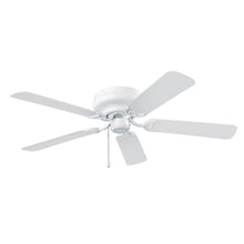 Load image into Gallery viewer, NuTone Hugger Series 52 in. Indoor White Ceiling Fan CFH52WH
