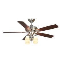 Load image into Gallery viewer, Hampton Bay 14950 Bristol Lane 52 in. Polished Nickel Ceiling Fan 251297
