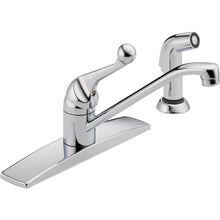 Load image into Gallery viewer, Delta 400LF-WF Classic Single-Handle Standard Kitchen Faucet, Chrome
